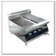 K460 acero inoxidable 4 placas calientes mesa cocina eléctrica